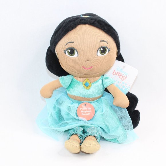 Disney Toys Disney Baby Jasmine Princess 3 Plush Doll Magical Wand